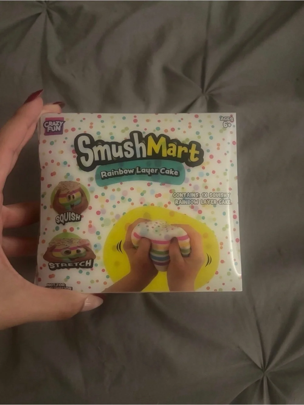Rainbow Layer Cake Squishy Toy - Multicolor